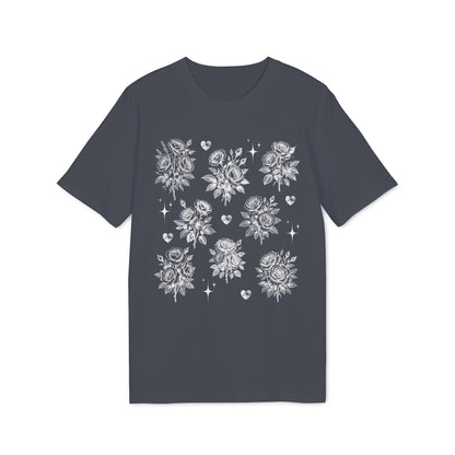 Vintage Rosen T-Shirt aus Bio Baumwolle