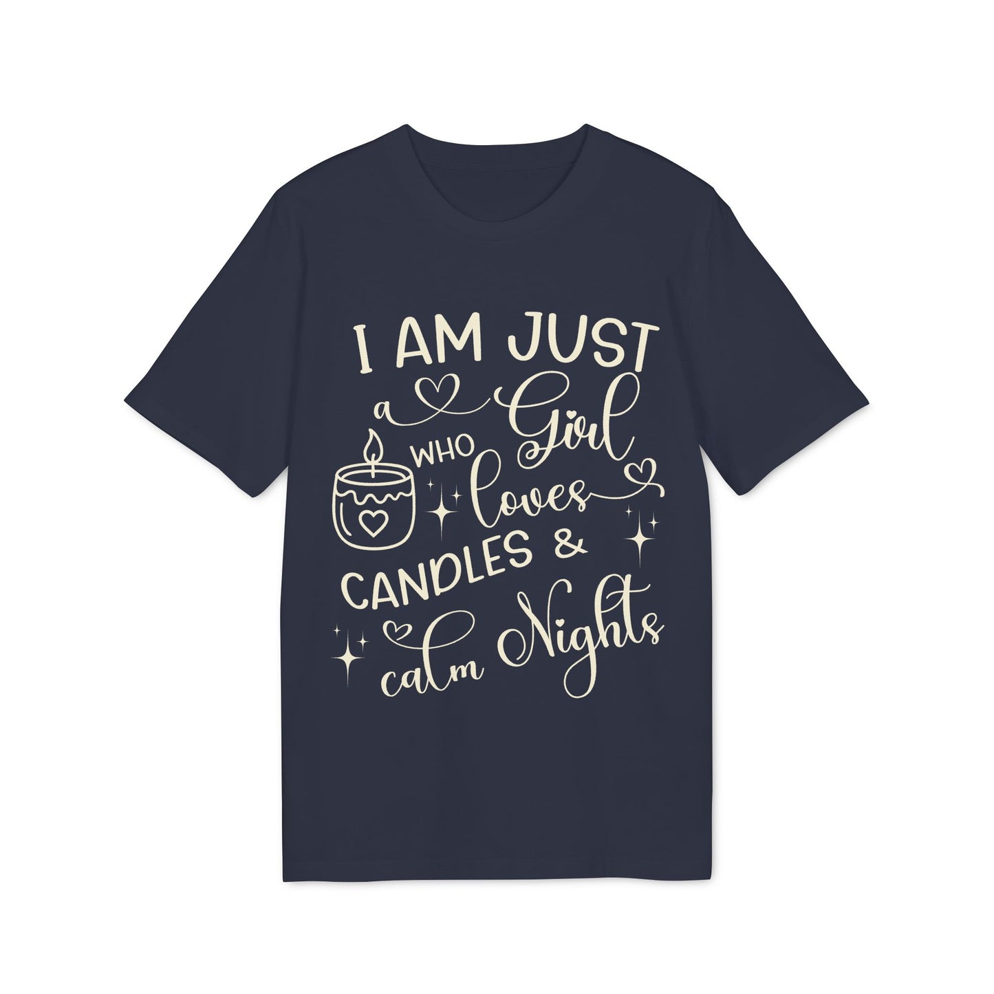 Candles & Calm Nights T-Shirt aus Bio-Baumwolle