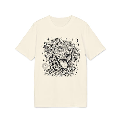 Psychedelischer Hund - T-Shirt aus 100% Baumwolle für Damen und Herren