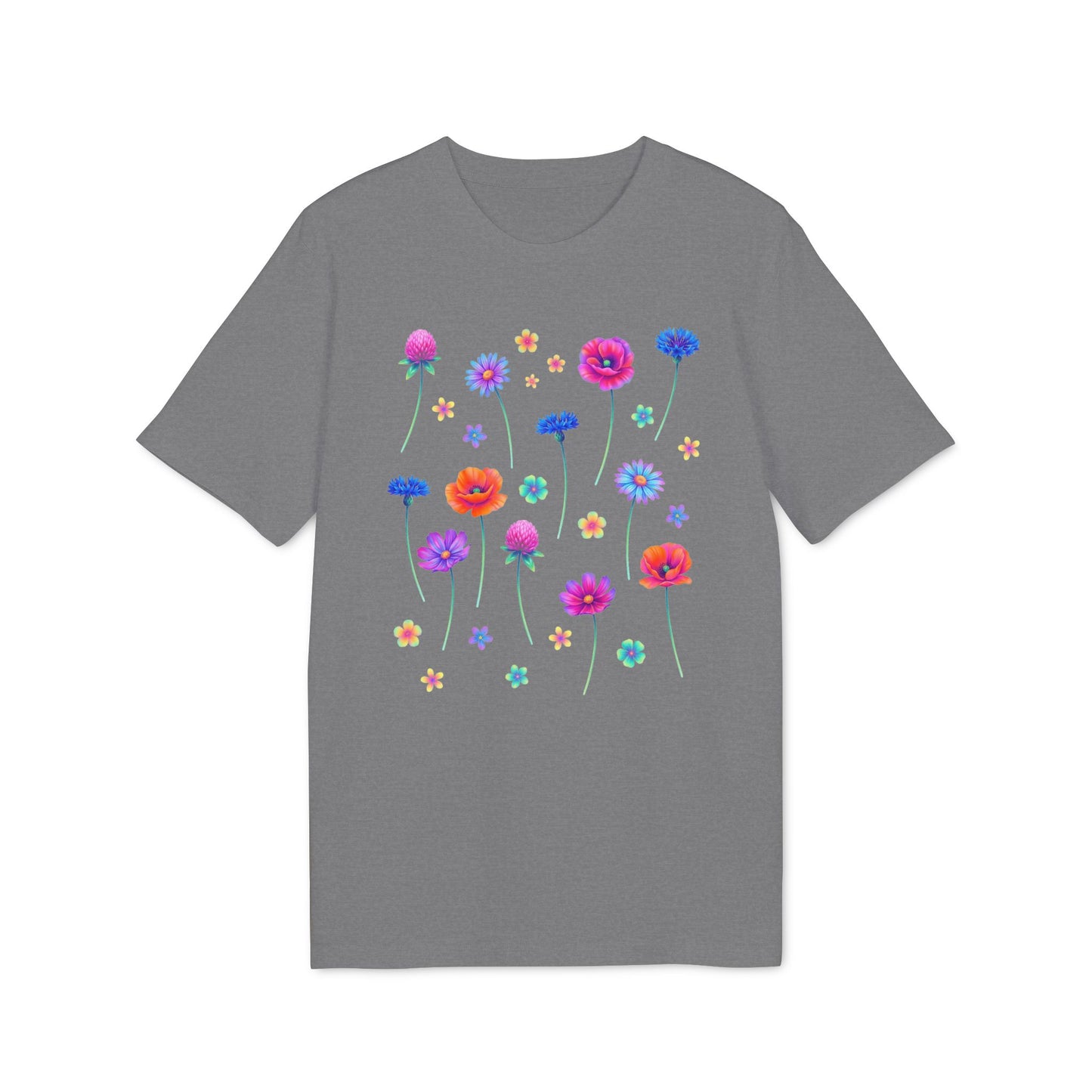 Blumen T-Shirt für Damen