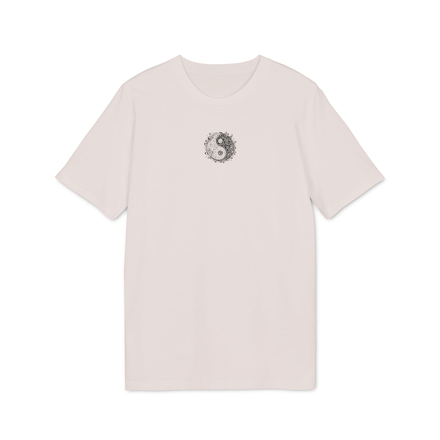 Kleines Yin-Yang-Symbol in psychedelischem Stil