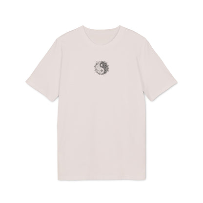 Kleines Yin-Yang-Symbol in psychedelischem Stil