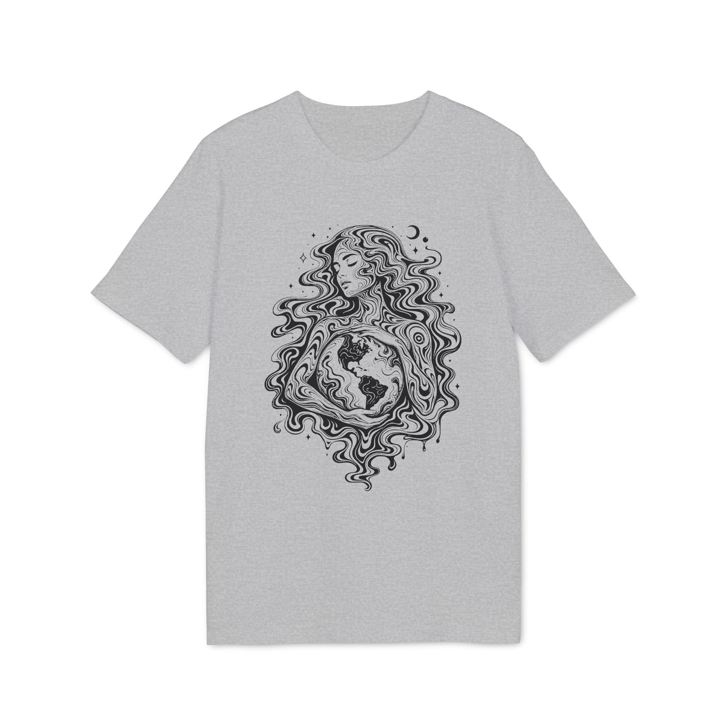 Spirituelles Shirt mit Mutter Erde