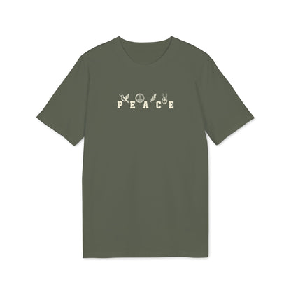 Peace Shirt mit Symbolen, Bio-Baumwolle