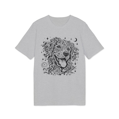 Psychedelischer Hund - T-Shirt aus 100% Baumwolle für Damen und Herren