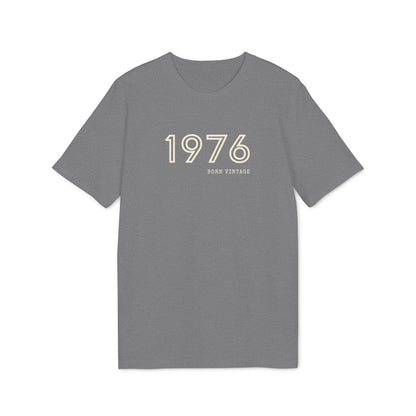 1976 Born Vintage Shirt Damen & Herren, Bio-Baumwolle
