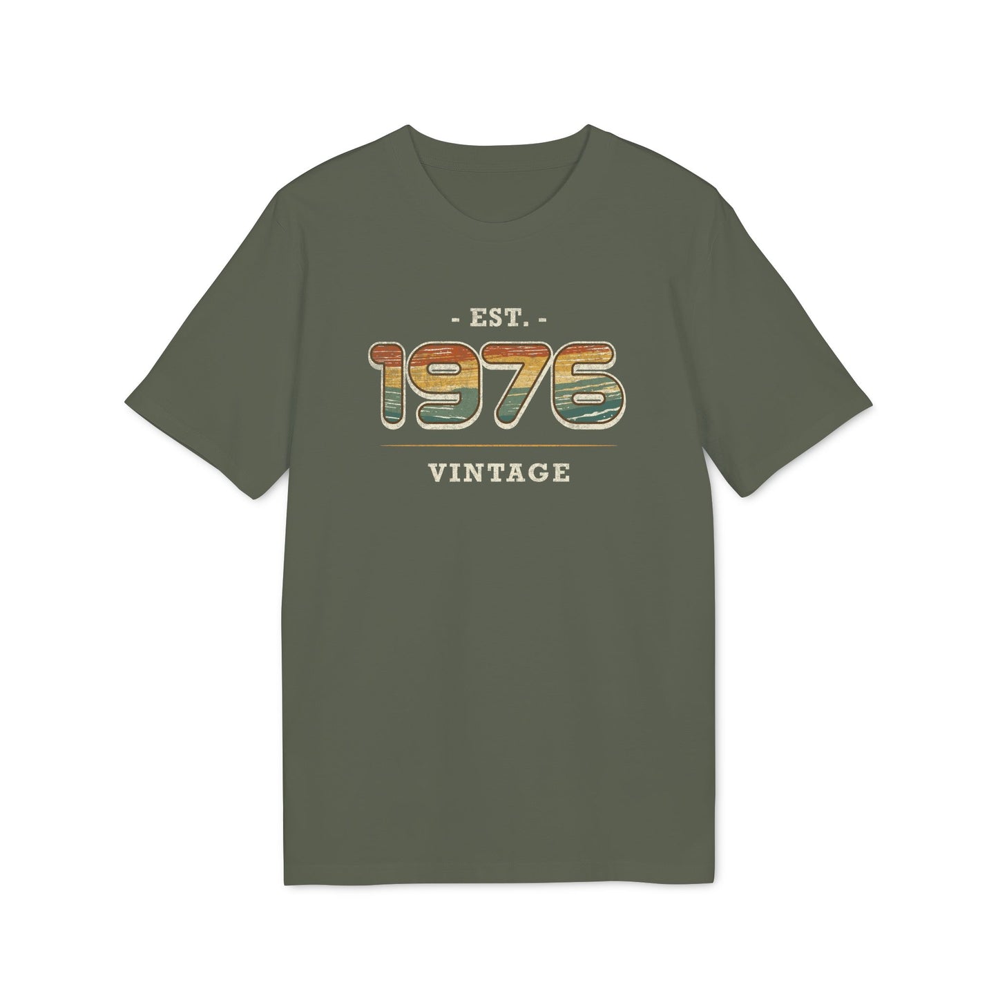 Vintage 1976 Geburtstag Shirt Herren Bio-Baumwolle