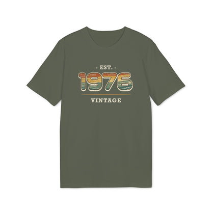 Vintage 1976 Geburtstag Shirt Herren Bio-Baumwolle