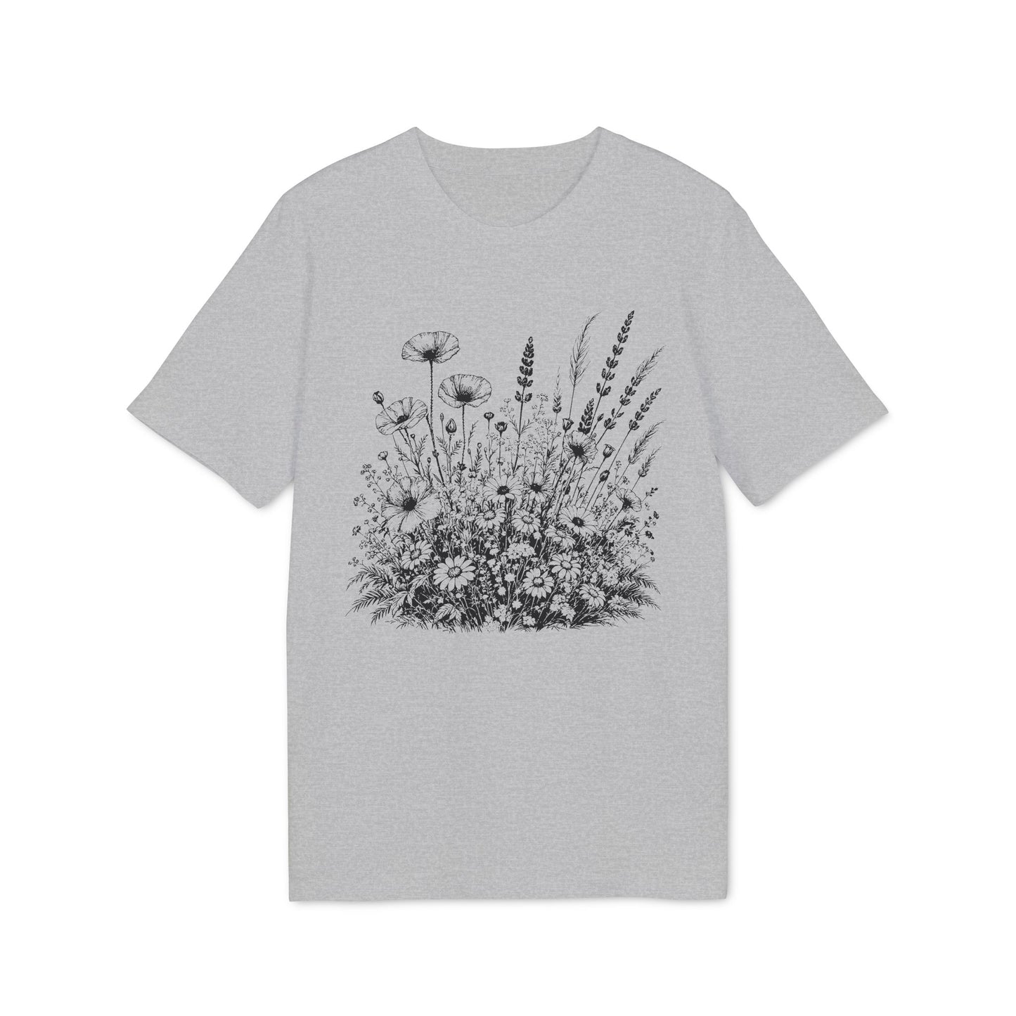 Wildblumen Damen T-Shirt Bio-Baumwolle