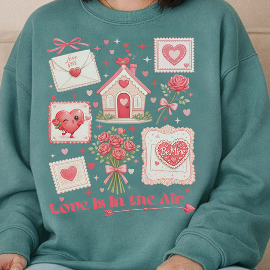 Valentine's Day Sweatshirt – Gift for Girlfriend, Love Sweatshirt, Pullover