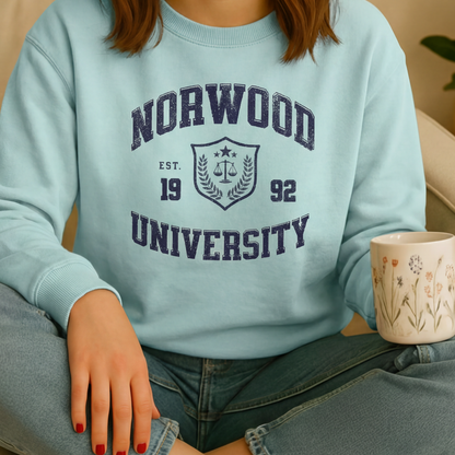 Norwood University Sweater aus 85% Baumwolle in Bio-Qualität für Frauen - Organic Basic Unisex Sweatshirt