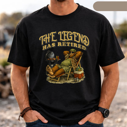 Witziges Bigfoot-Shirt für Rentner