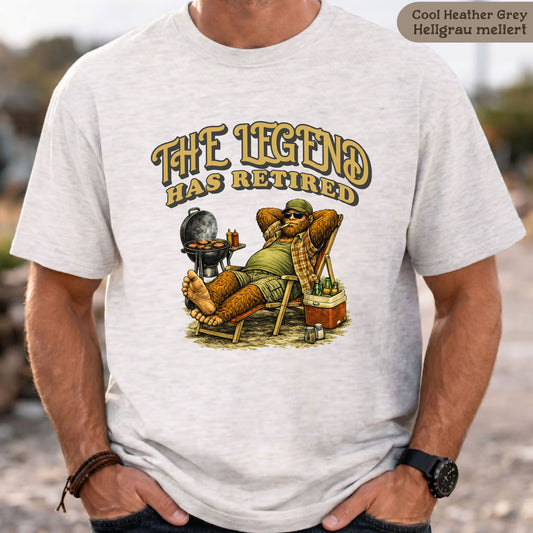 Witziges Bigfoot-Shirt für Rentner