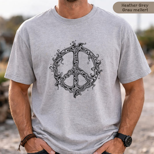Psychedelisches Friedens-Shirt für Damen und Herren