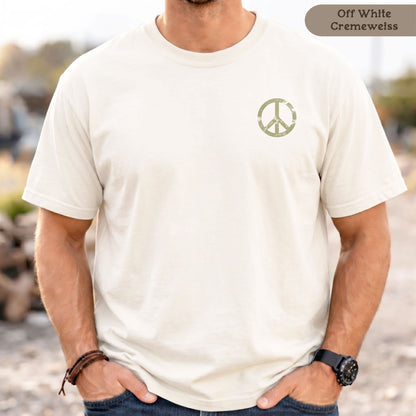 Peace Shirt Damen & Herren, Bio-Baumwolle