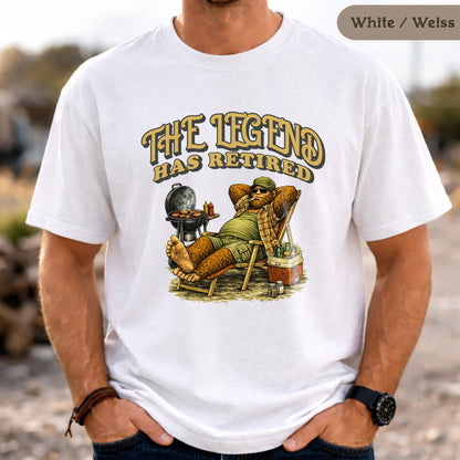 Witziges Bigfoot-Shirt für Rentner