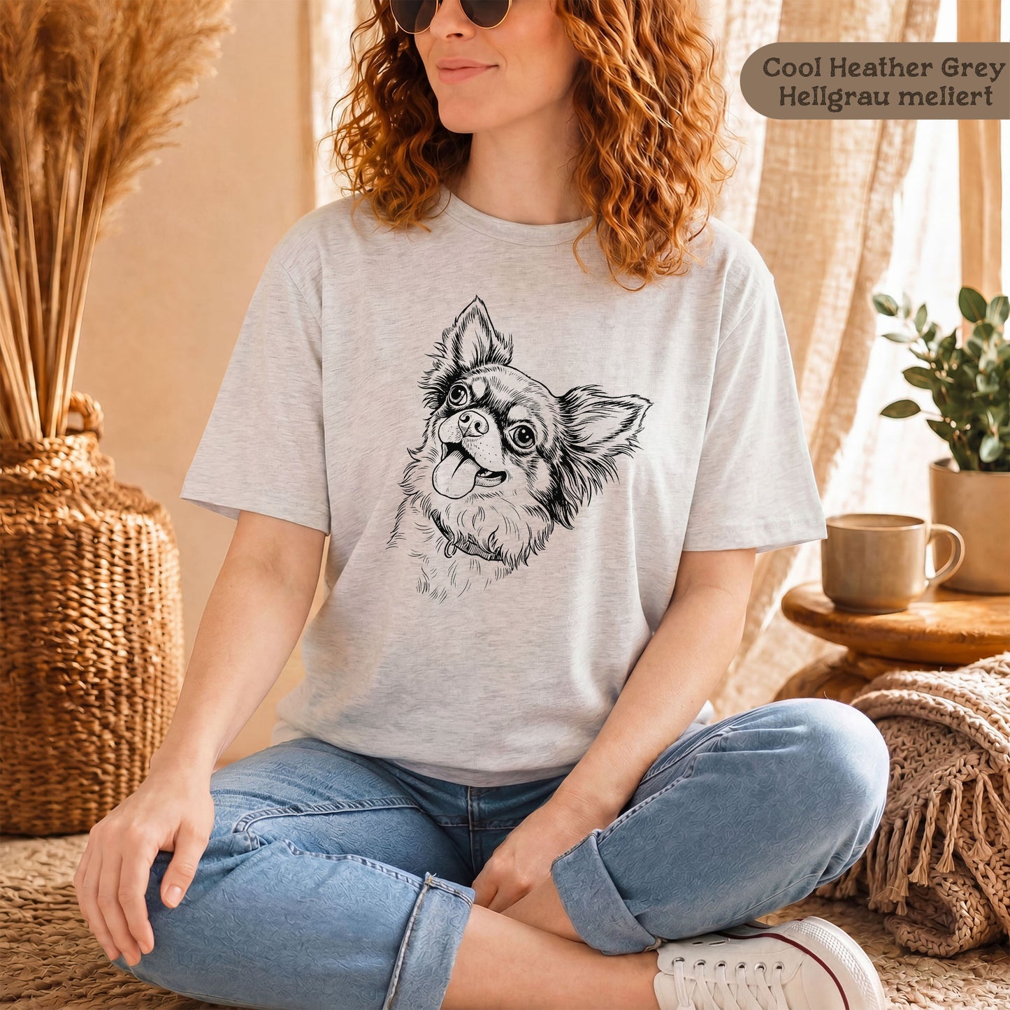 Personalisiertes T-Shirt mit deinem Hund oder deiner Katze