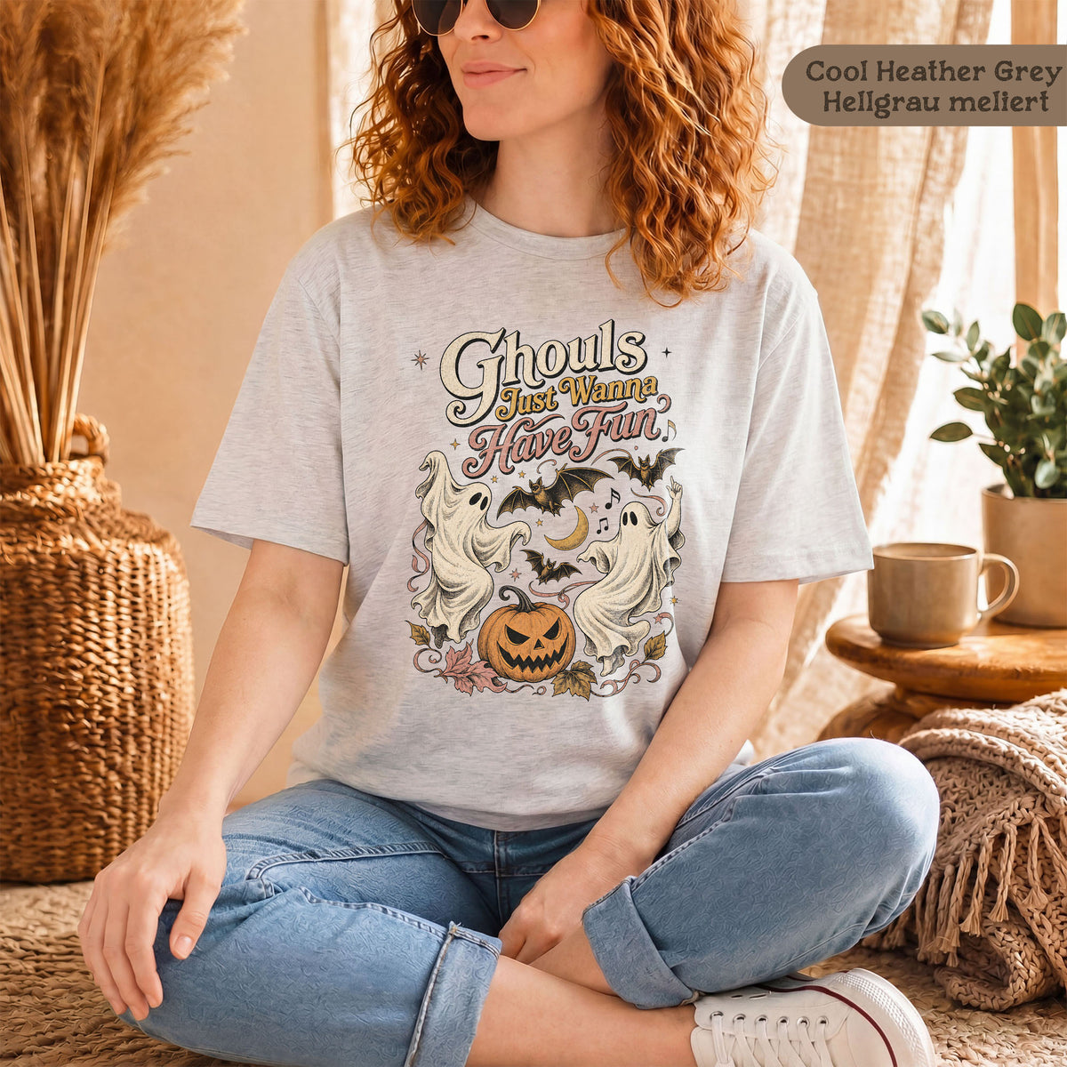 Halloween-Shirt "Ghouls just wanna have fun"