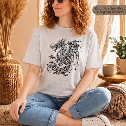 Psychedelischer Drachen - T-Shirt für Damen und Herren