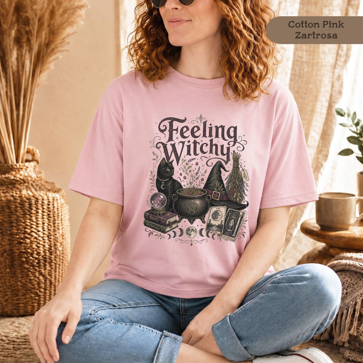 Halloween-T-Shirt "Feeling Witchy"