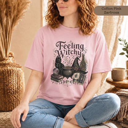 Halloween-T-Shirt "Feeling Witchy"