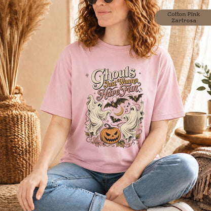 Halloween-Shirt "Ghouls just wanna have fun"