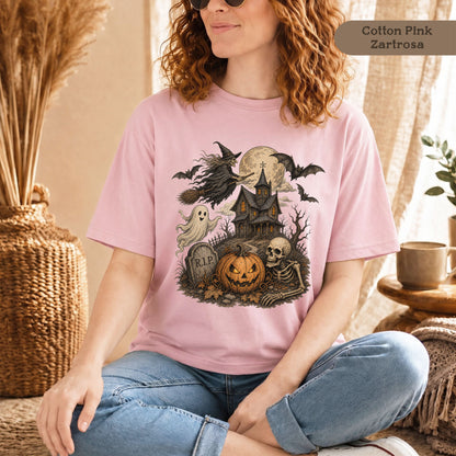 Retro Halloween-Shirt für Damen