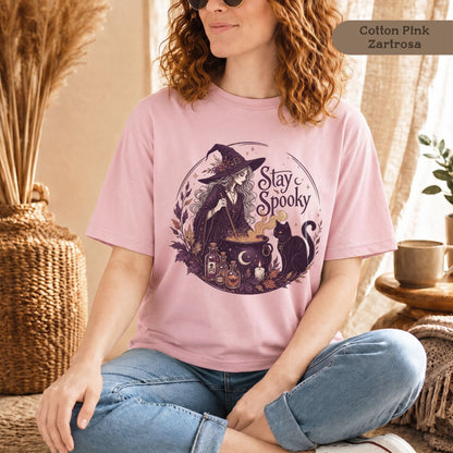 Halloween-Hexen-Shirt für Damen
