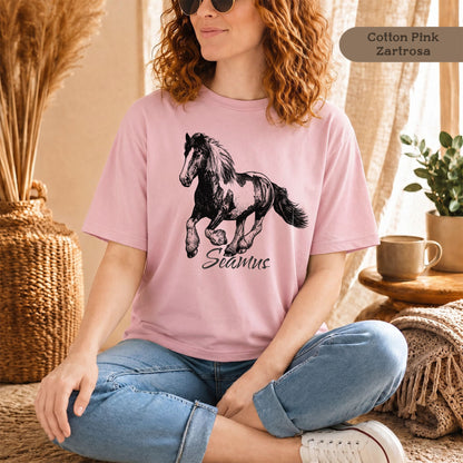 Personalisiertes Unisex T-Shirt mit deinem Lieblingspferd
