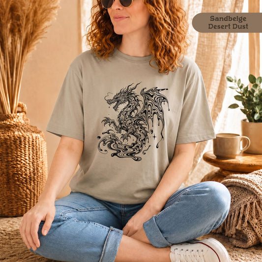 Psychedelischer Drachen - T-Shirt für Damen und Herren