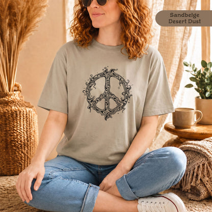 Psychedelisches Friedens-Shirt für Damen und Herren