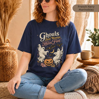 Halloween-Shirt "Ghouls just wanna have fun"