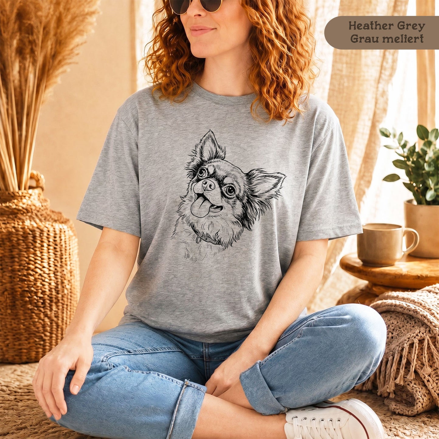 Personalisiertes T-Shirt mit deinem Hund oder deiner Katze