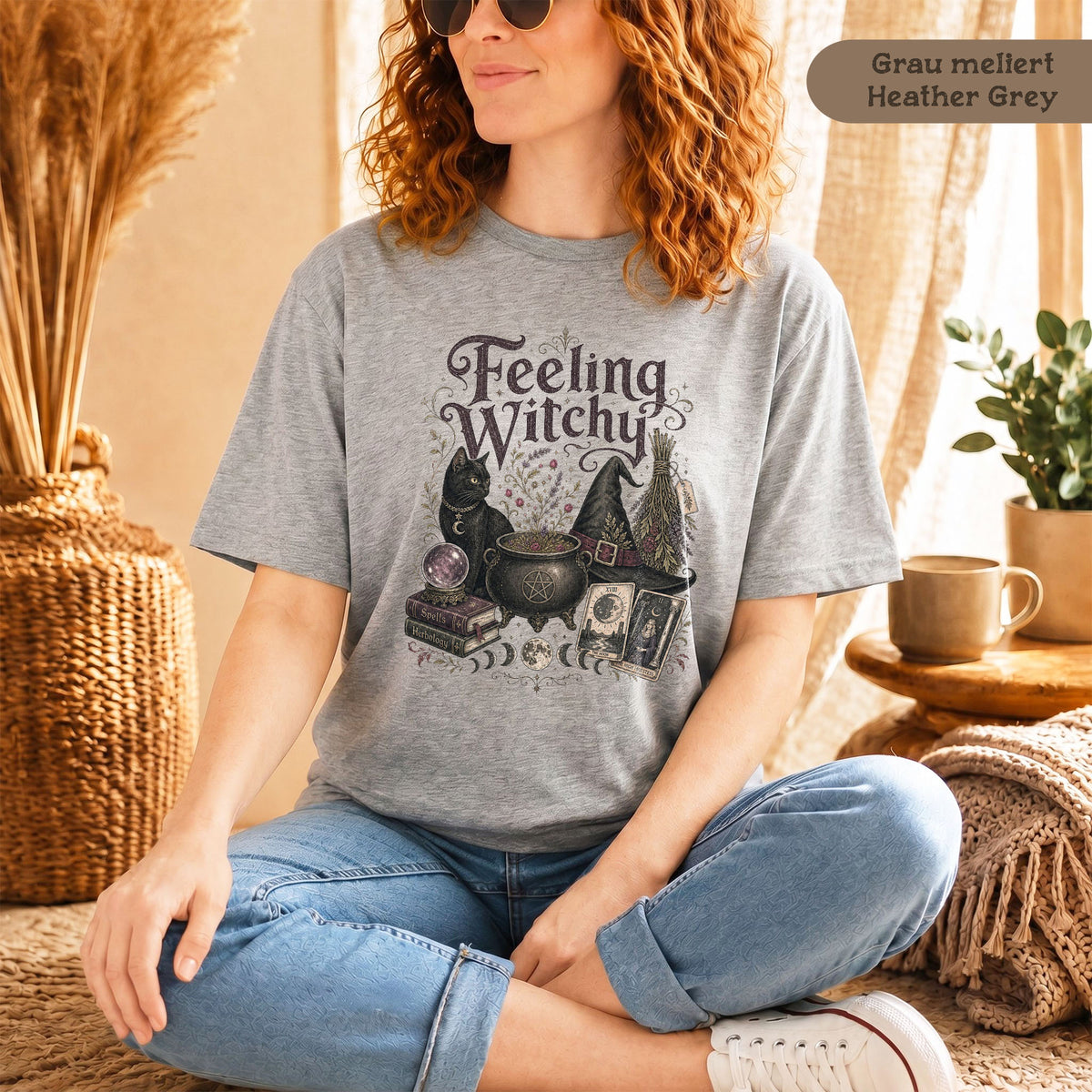 Halloween-T-Shirt "Feeling Witchy"