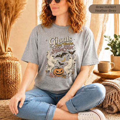 Halloween-Shirt "Ghouls just wanna have fun"