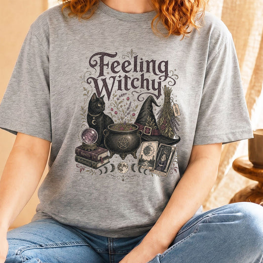 Halloween-T-Shirt "Feeling Witchy"