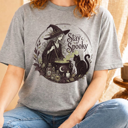Halloween-Hexen-Shirt für Damen