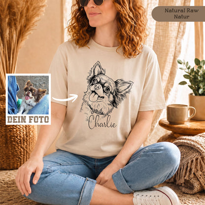 Personalisiertes T-Shirt mit deinem Hund oder deiner Katze