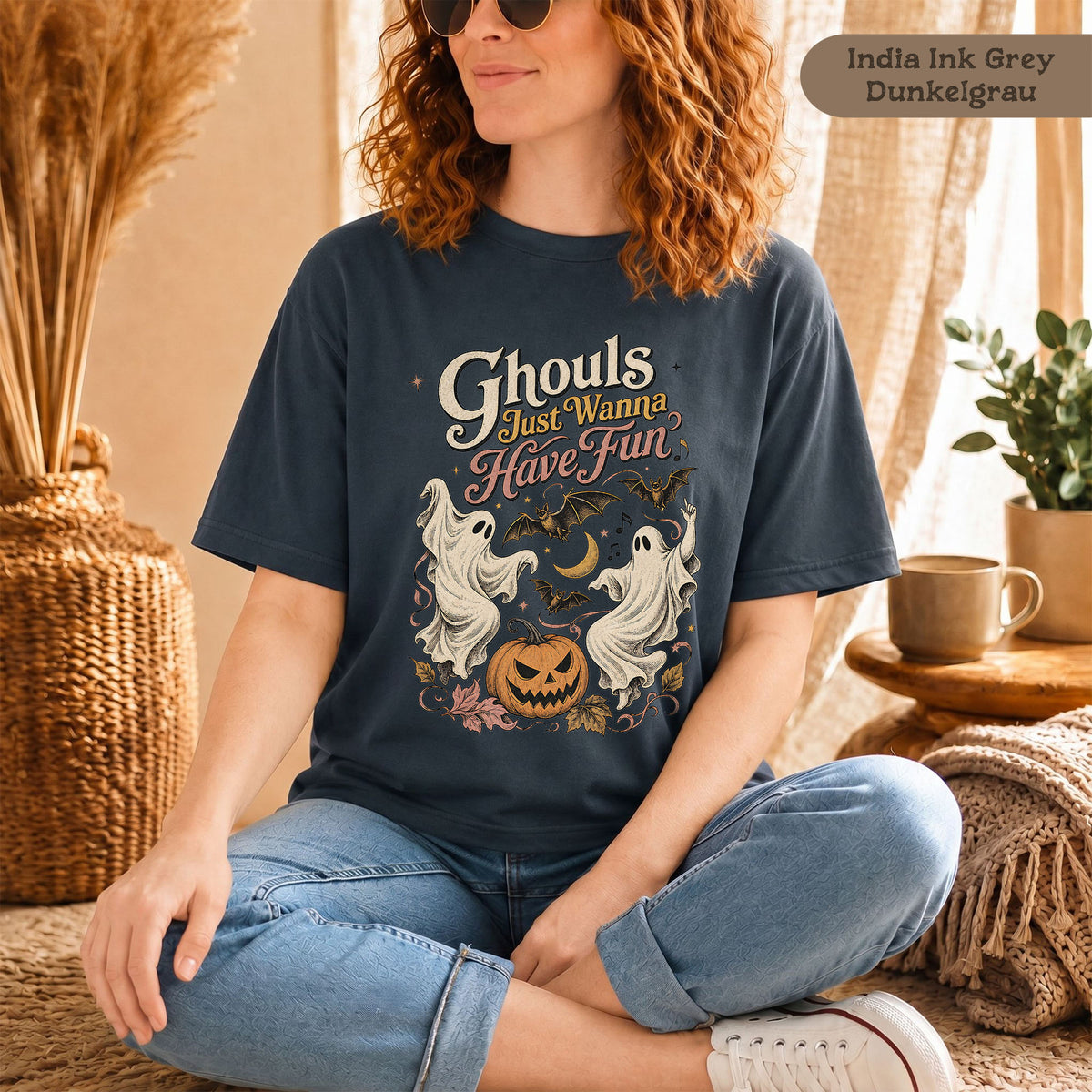 Halloween-Shirt "Ghouls just wanna have fun"