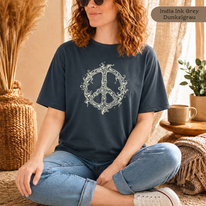 Psychedelisches Friedens-Shirt für Damen und Herren