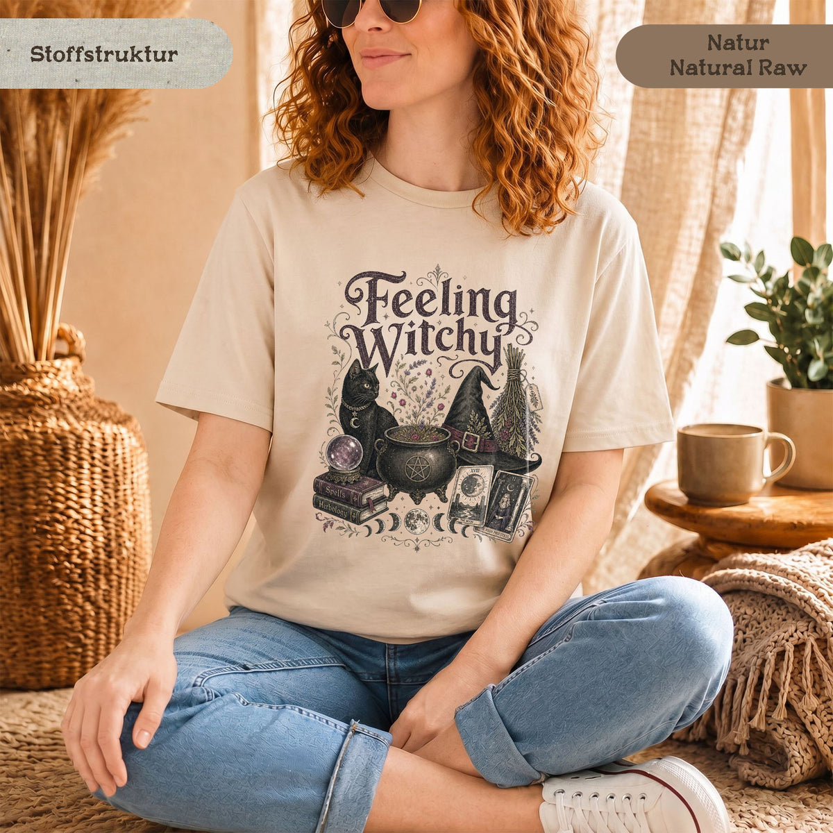 Halloween-T-Shirt "Feeling Witchy"