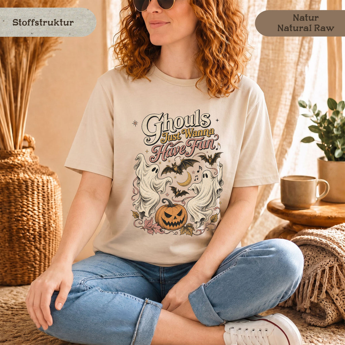 Halloween-Shirt "Ghouls just wanna have fun"
