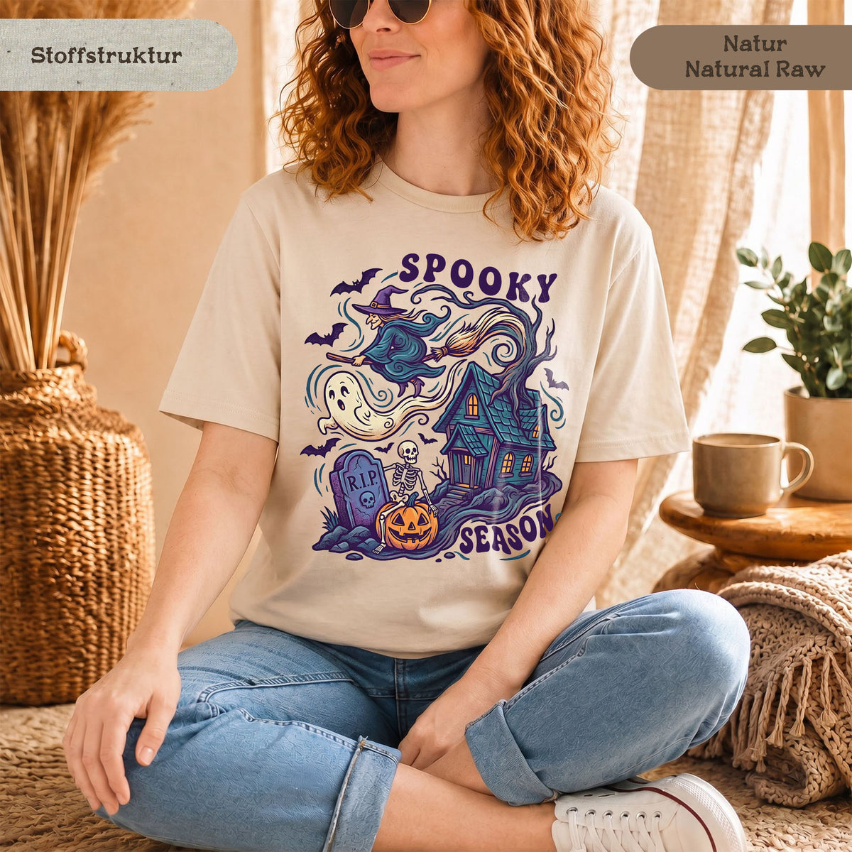 Halloween-T-Shirt "Spooky Season"