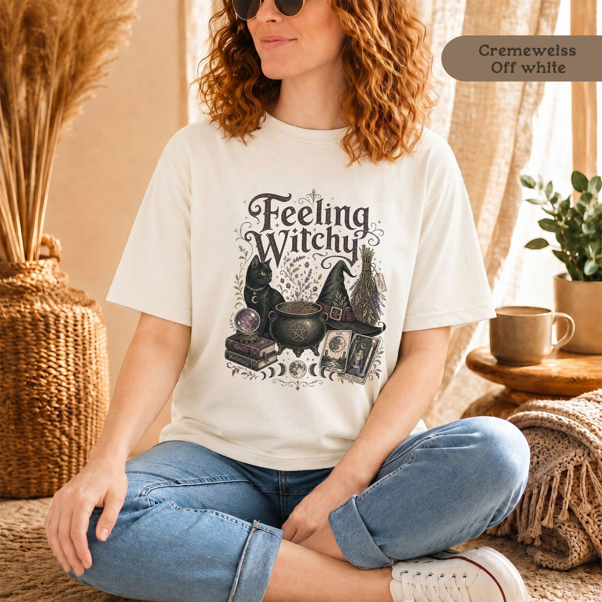 Halloween-T-Shirt "Feeling Witchy"