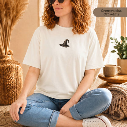 Halloween-Shirt mit kleinem Hexenhut