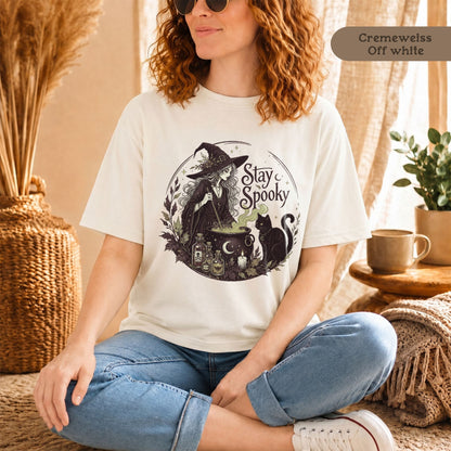 Halloween-Hexen-Shirt für Damen