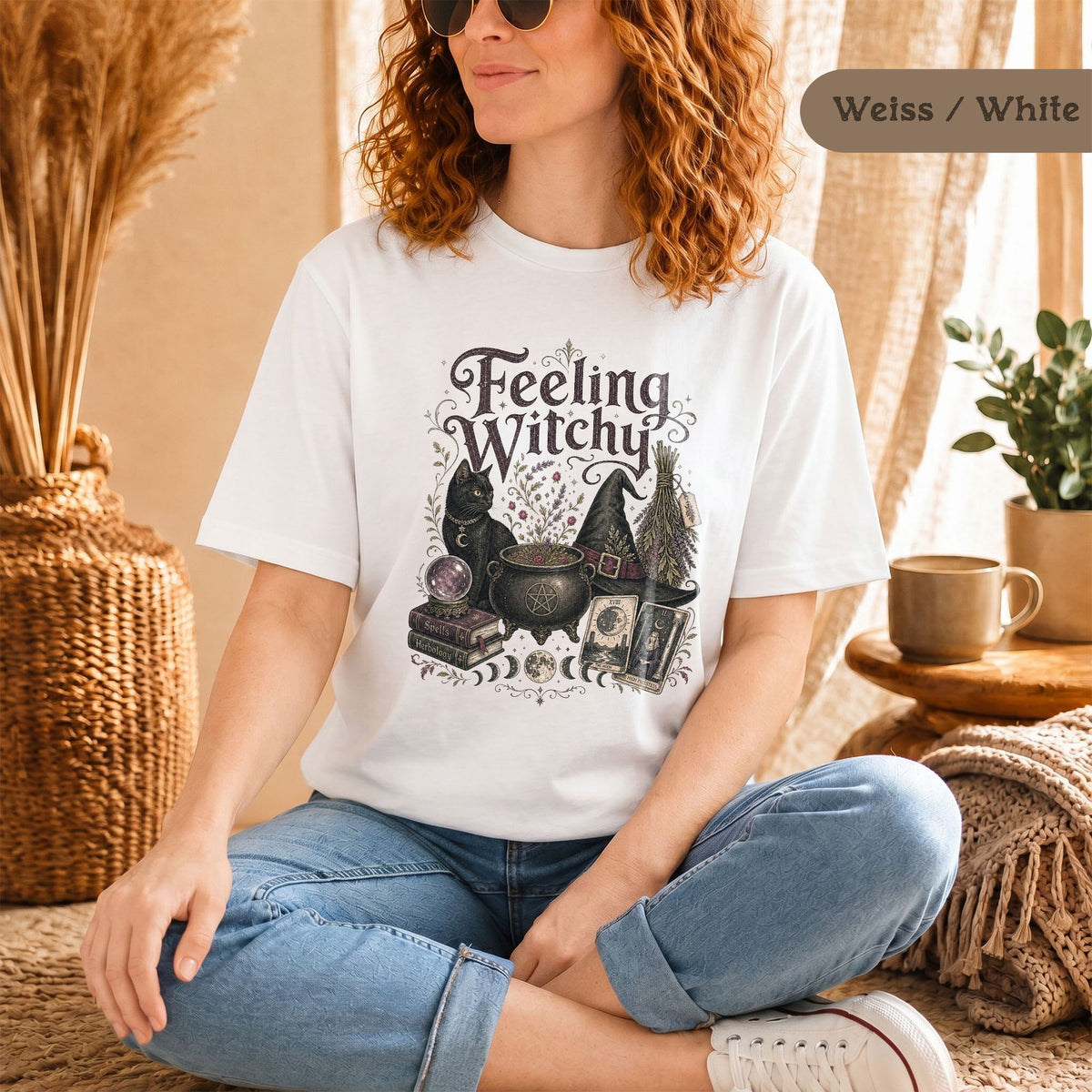 Halloween-T-Shirt "Feeling Witchy"