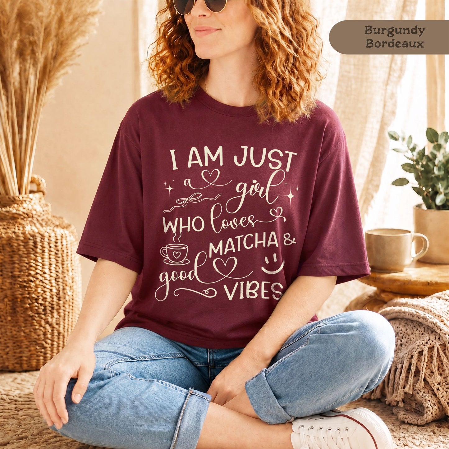 Nachhaltiges Matcha-Liebhaber Shirt Damen