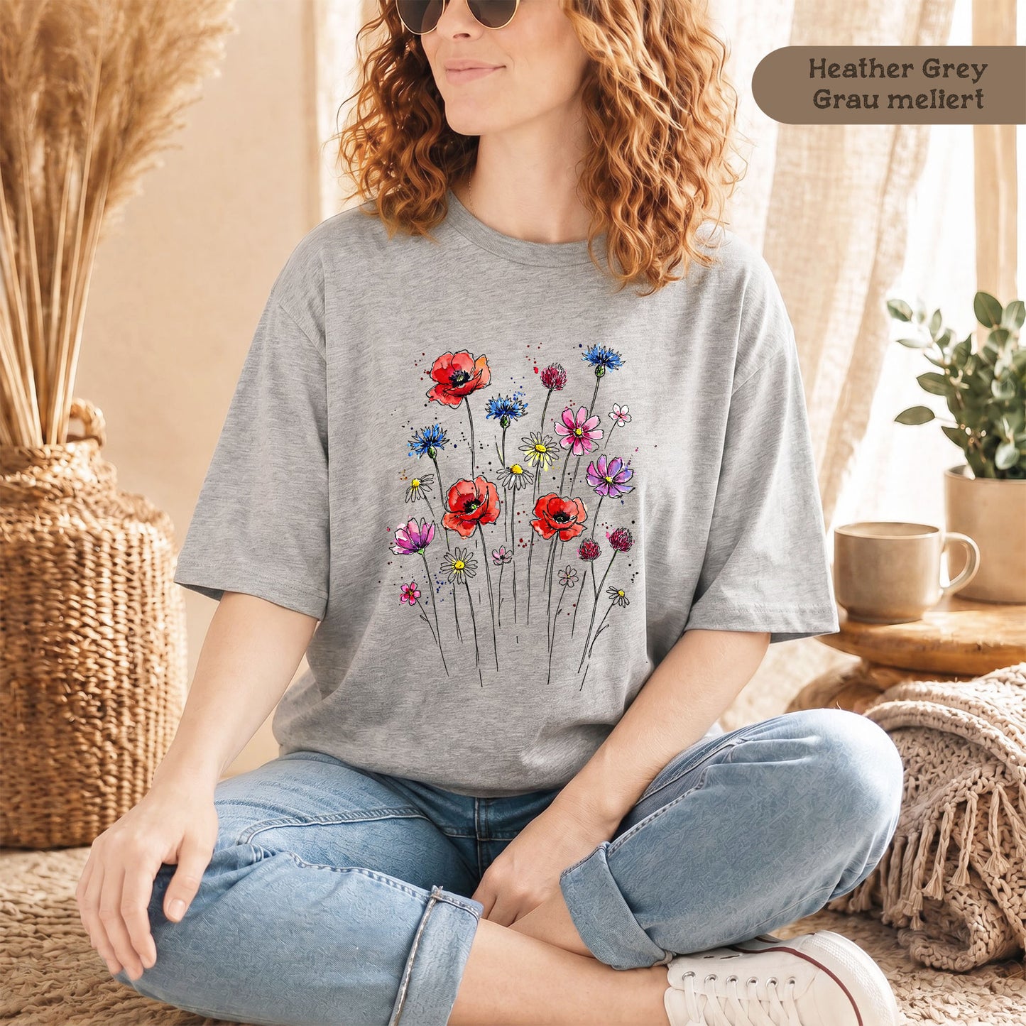 Fair Fashion Blumen T-Shirt