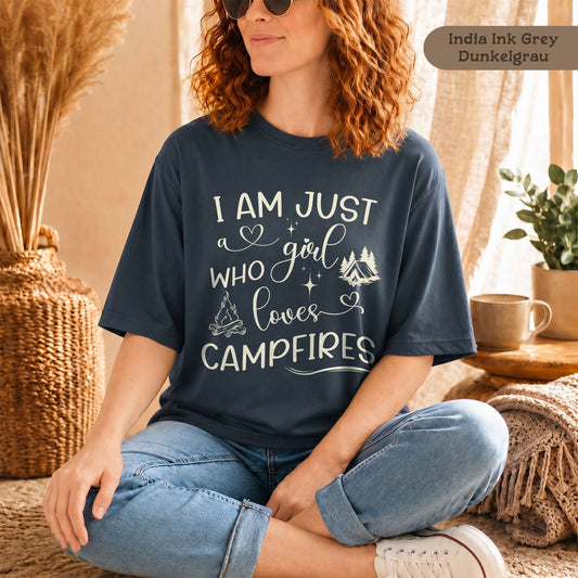 Nachhaltiges Camping Shirt Damen Bio Baumwolle